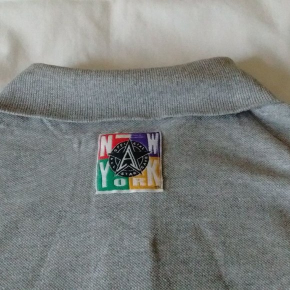Vintage 90's Stock All Star Cafe New York Embroidered Logo Golf Style XL Polo - Picture 6 of 10